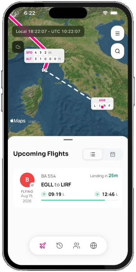 Aviato — share your flight and keep everyone close